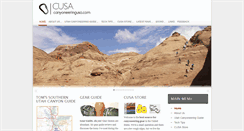 Desktop Screenshot of canyoneeringusa.com